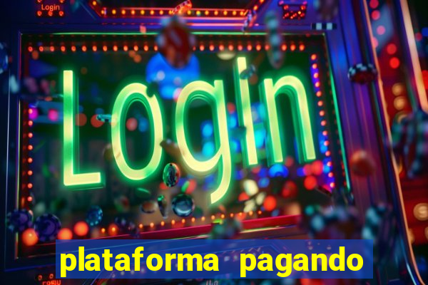 plataforma pagando bem hoje